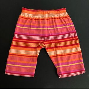 Hanna Andersson Colorful Striped Bike Shorts Size 3 (90 cm) *See Description*